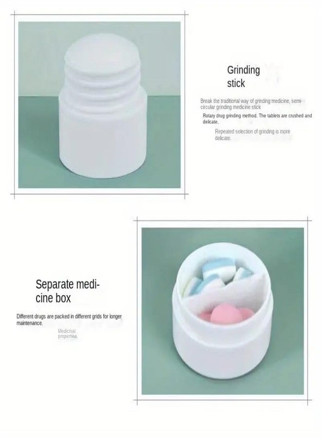 Meswarn® 1 Pc Pill Cutter Crushers & Splitters Portable Plastic Pill Cutter Tablet Cutter Divider Medicine Organizer ABS High Grade (White) - Image 5